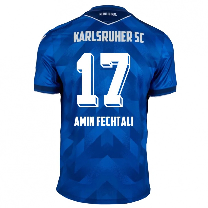 Danxen Women Oualid El Fechtali #17 Blue White Home Jersey 2025/26 T-Shirt