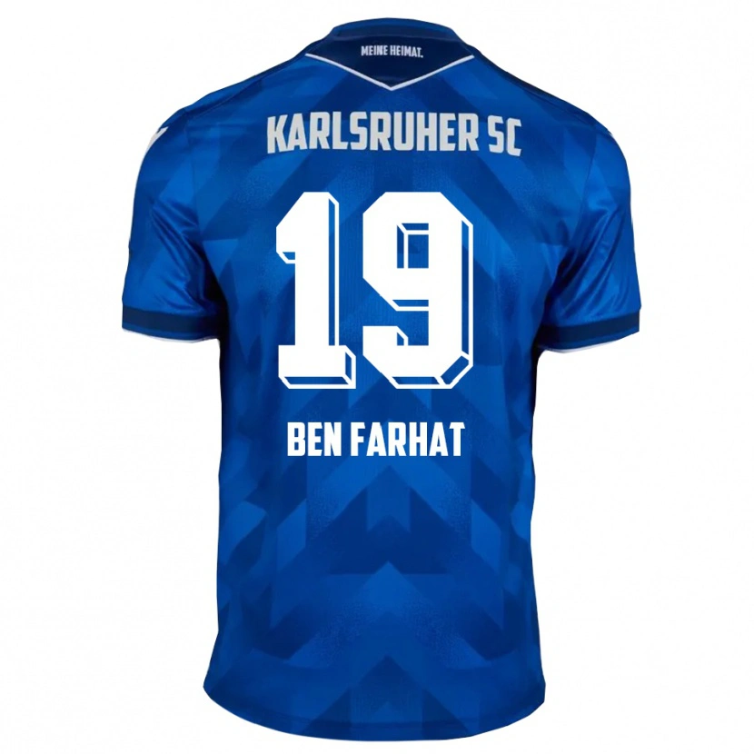 Danxen Women Louey Ben Farhat #19 Blue White Home Jersey 2025/26 T-Shirt