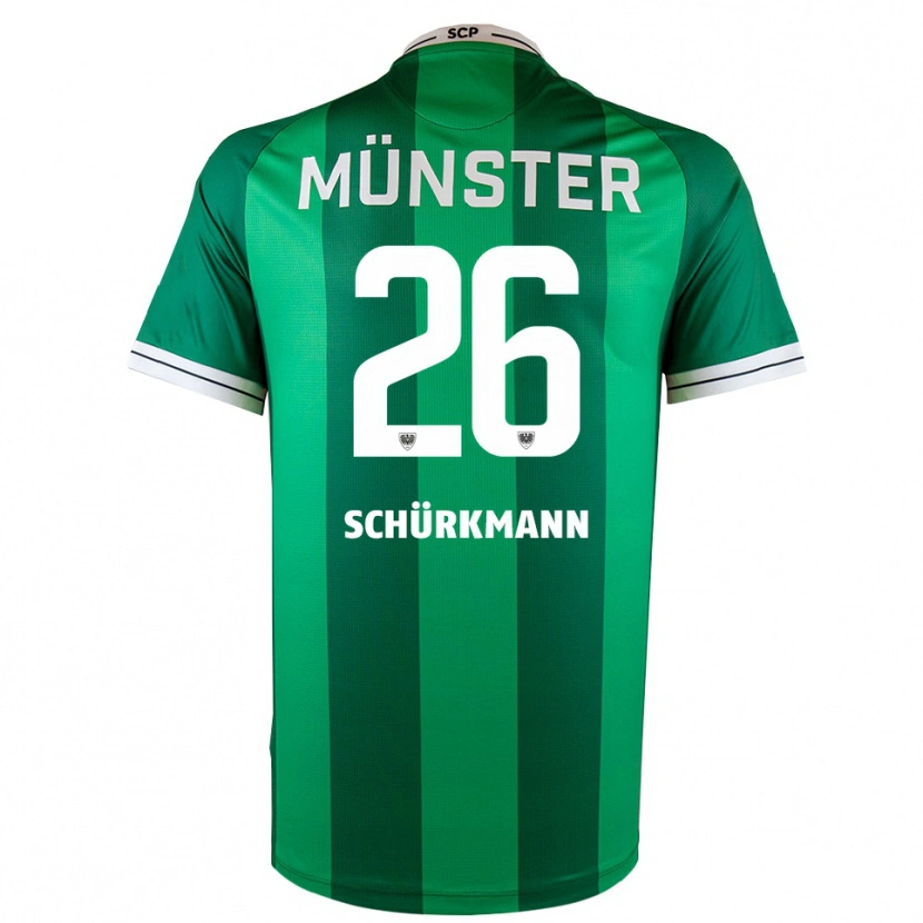 Danxen Women Christopher Schürkmann #26 Green White Home Jersey 2025/26 T-Shirt