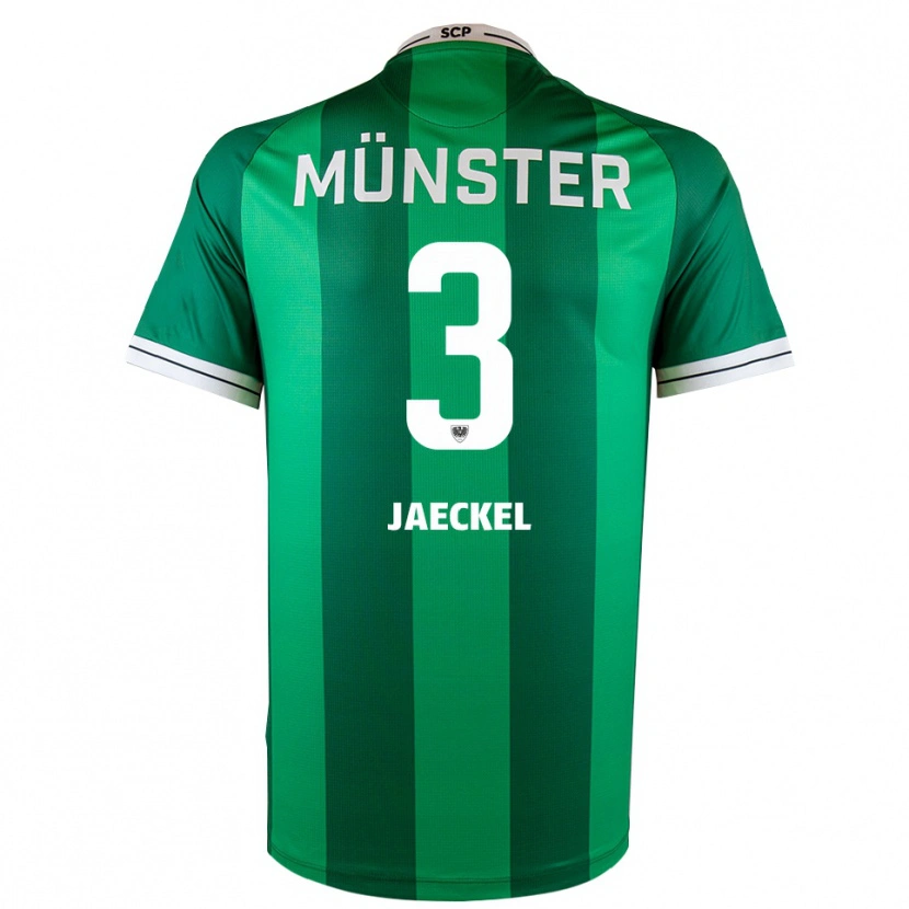 Danxen Women Paul Jaeckel #3 Green White Home Jersey 2025/26 T-Shirt