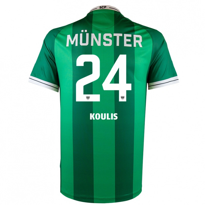 Danxen Women Niko Koulis #24 Green White Home Jersey 2025/26 T-Shirt