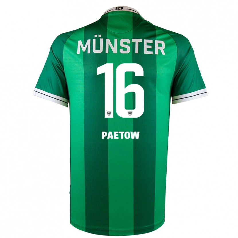 Danxen Women Torge Paetow #16 Green White Home Jersey 2025/26 T-Shirt