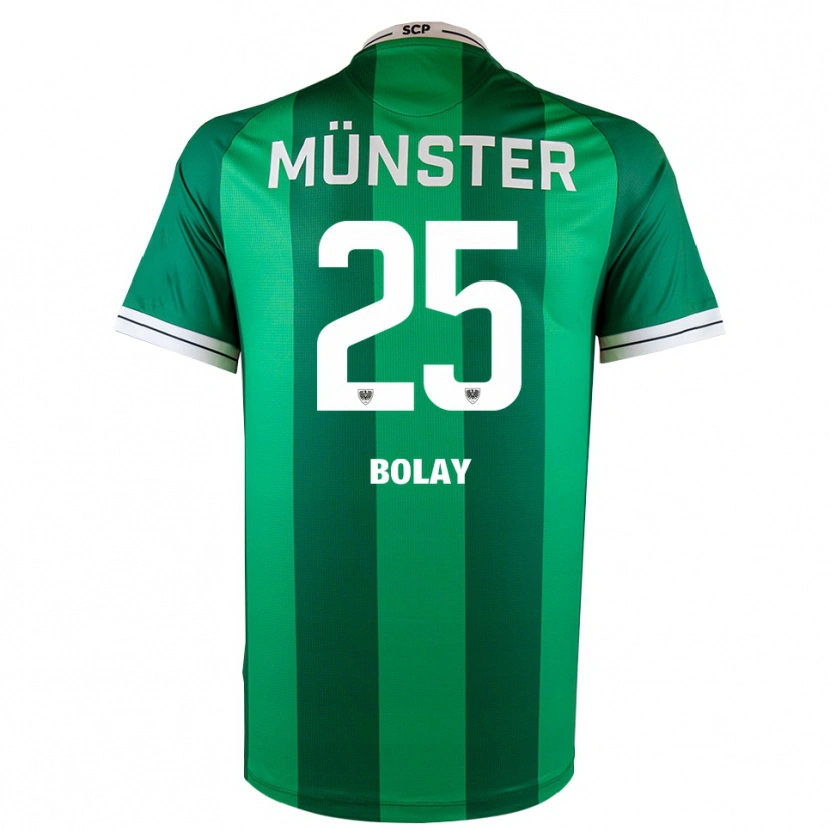 Danxen Women Luca Bolay #25 Green White Home Jersey 2025/26 T-Shirt