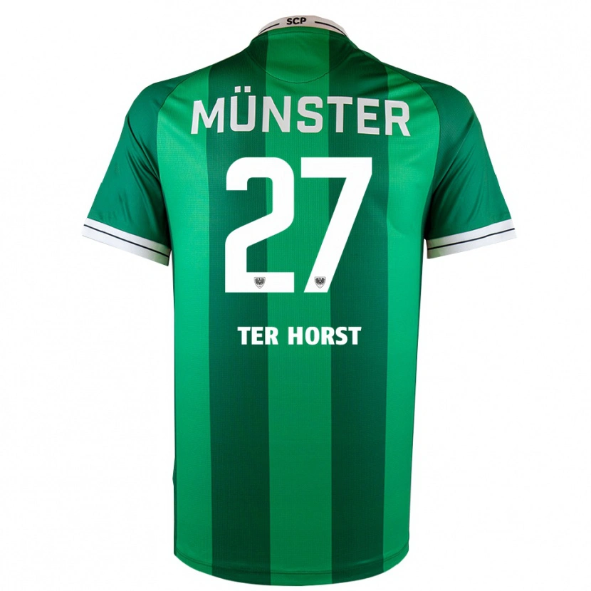 Danxen Women Jano Ter Horst #27 Green White Home Jersey 2025/26 T-Shirt