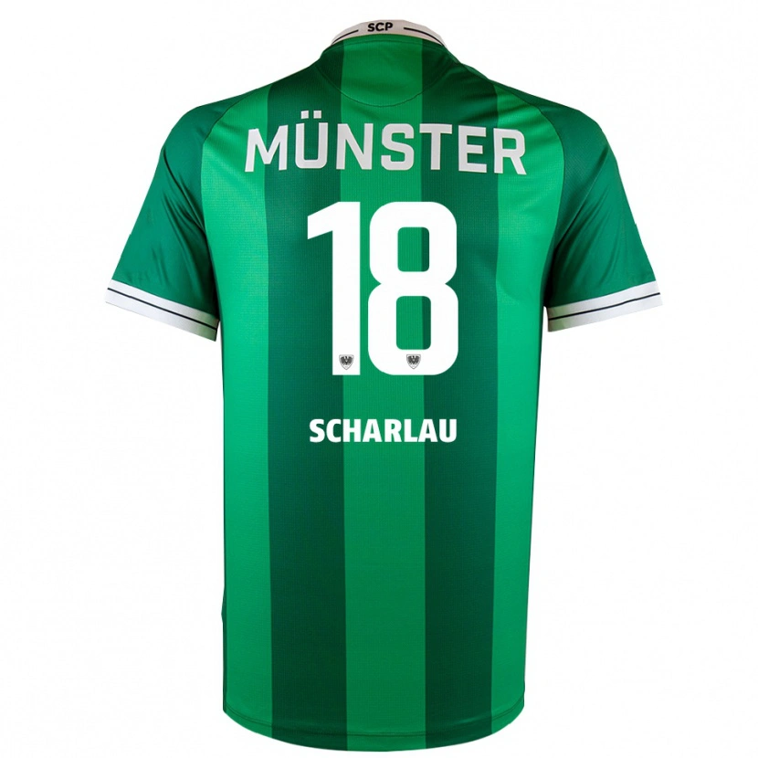 Danxen Women Michel Scharlau #18 Green White Home Jersey 2025/26 T-Shirt