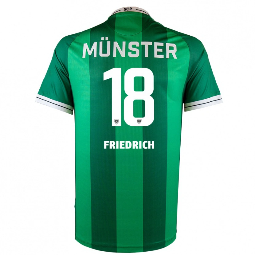 Danxen Women Alexander Friedrich #18 Green White Home Jersey 2025/26 T-Shirt