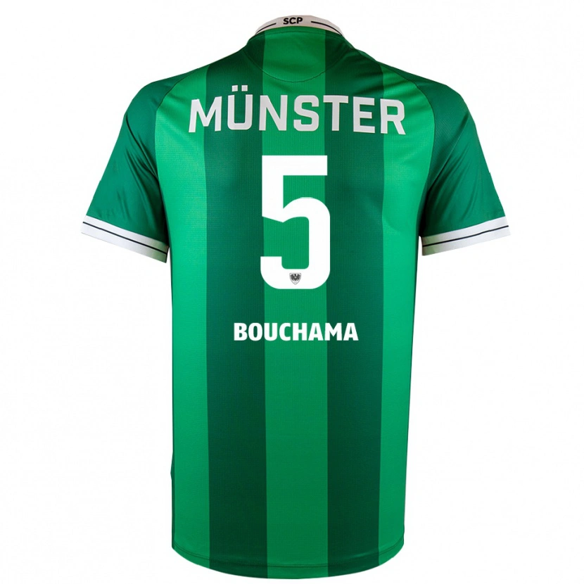 Danxen Women Yassine Bouchama #5 Green White Home Jersey 2025/26 T-Shirt