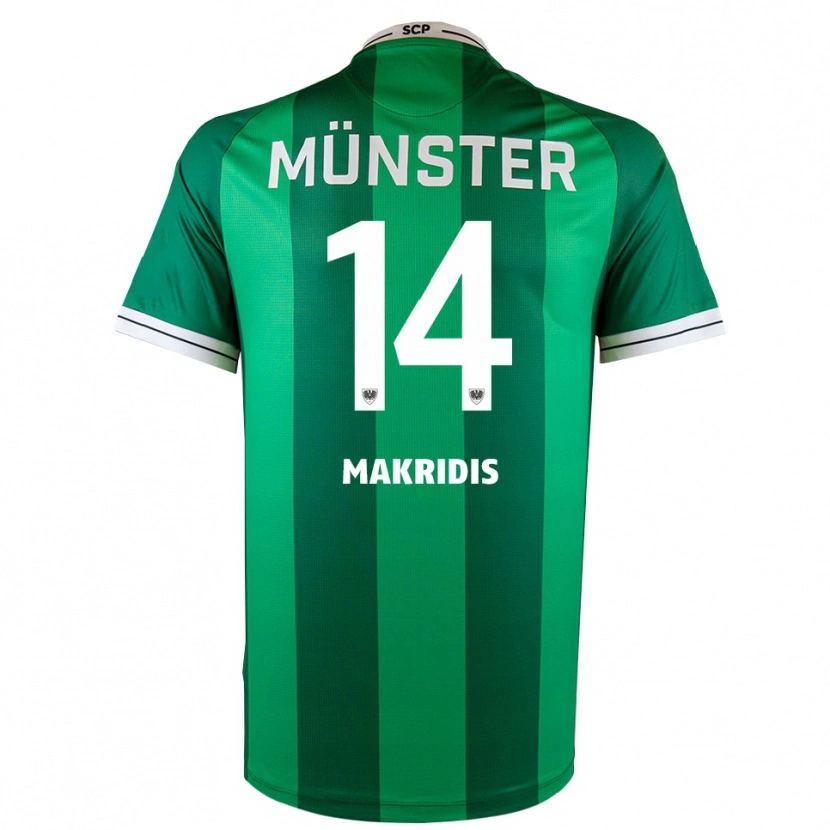 Danxen Women Charalambos Makridis #14 Green White Home Jersey 2025/26 T-Shirt