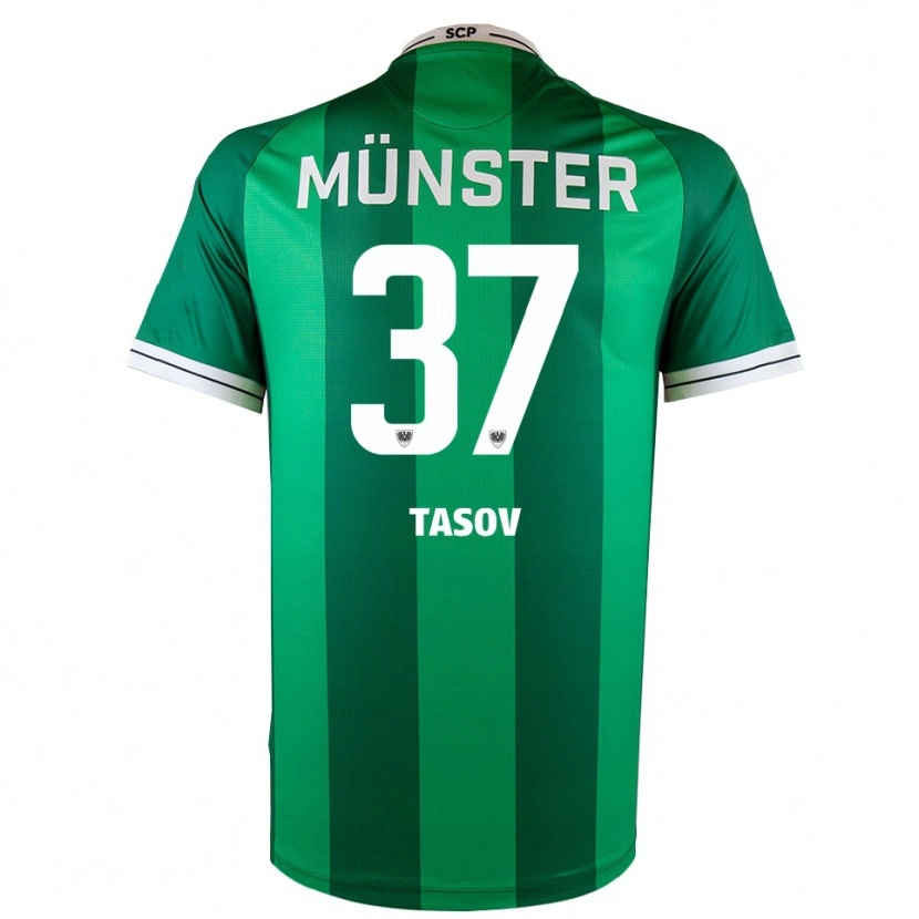 Danxen Women Leon Tasov #37 Green White Home Jersey 2025/26 T-Shirt