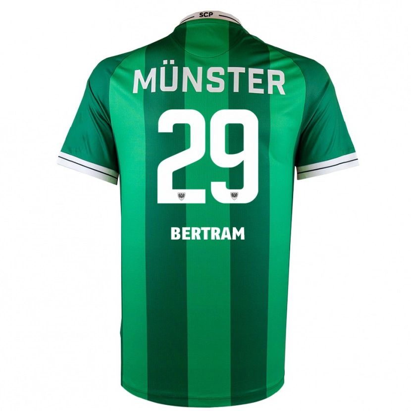 Danxen Women Mats Bertram #29 Green White Home Jersey 2025/26 T-Shirt