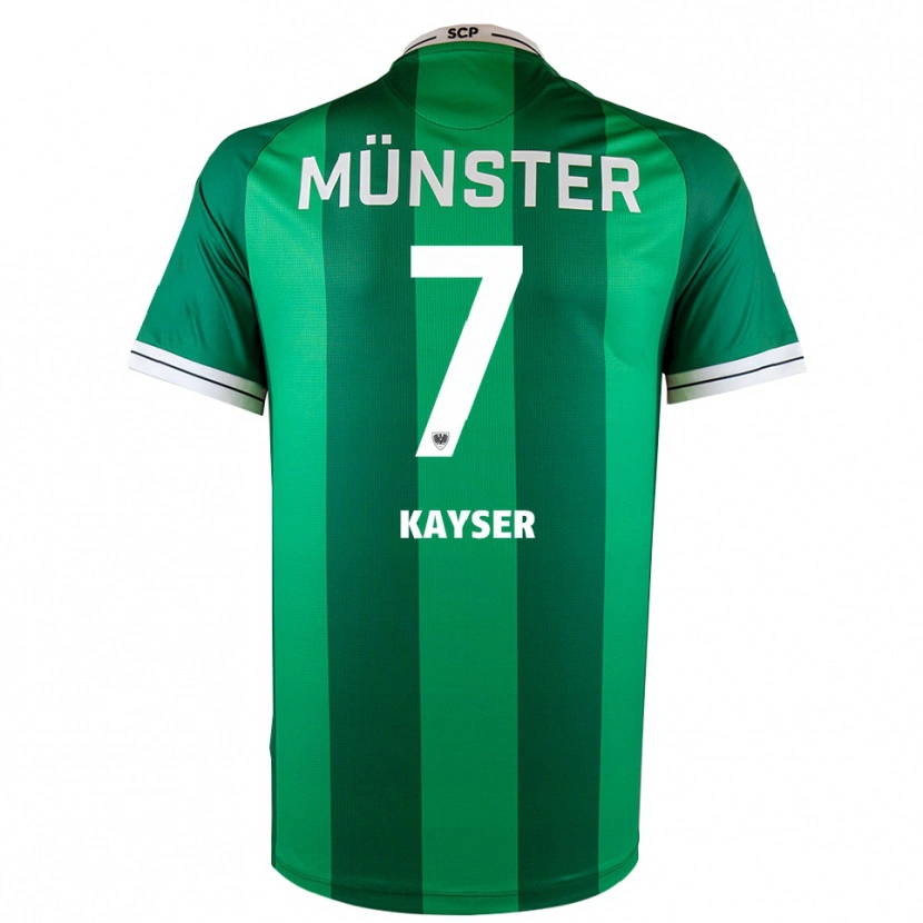 Danxen Women Leon Kayser #7 Green White Home Jersey 2025/26 T-Shirt