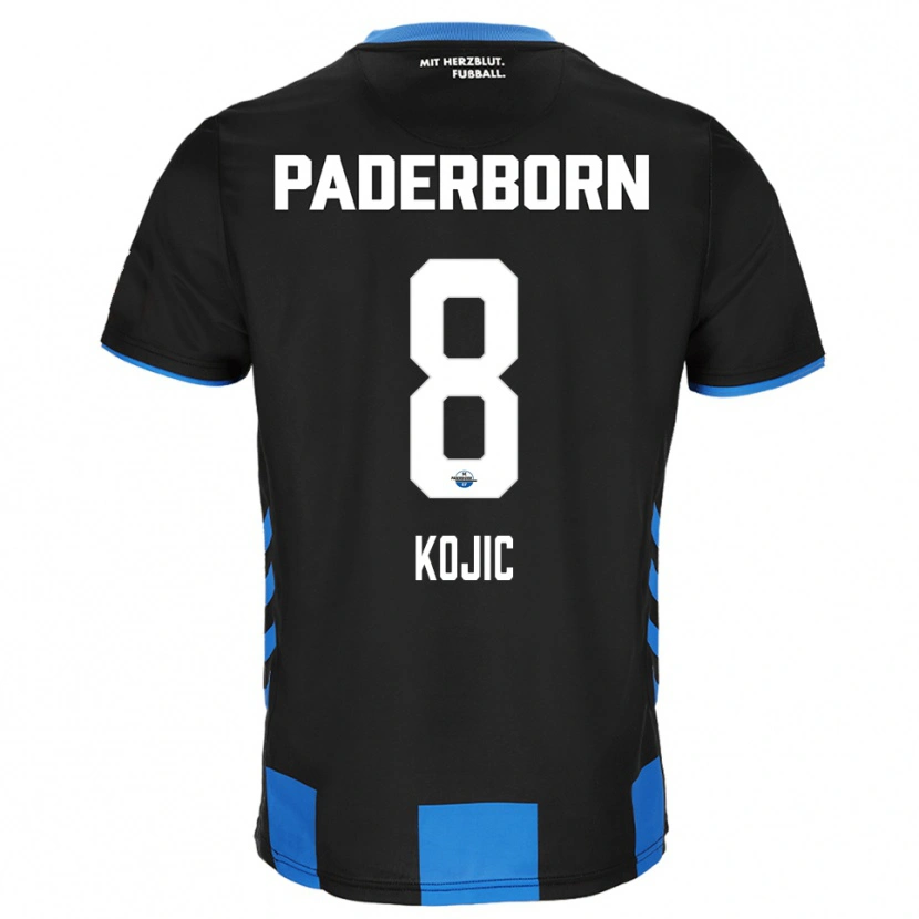 Danxen Women Medin Kojic #8 Black Blue Home Jersey 2025/26 T-Shirt
