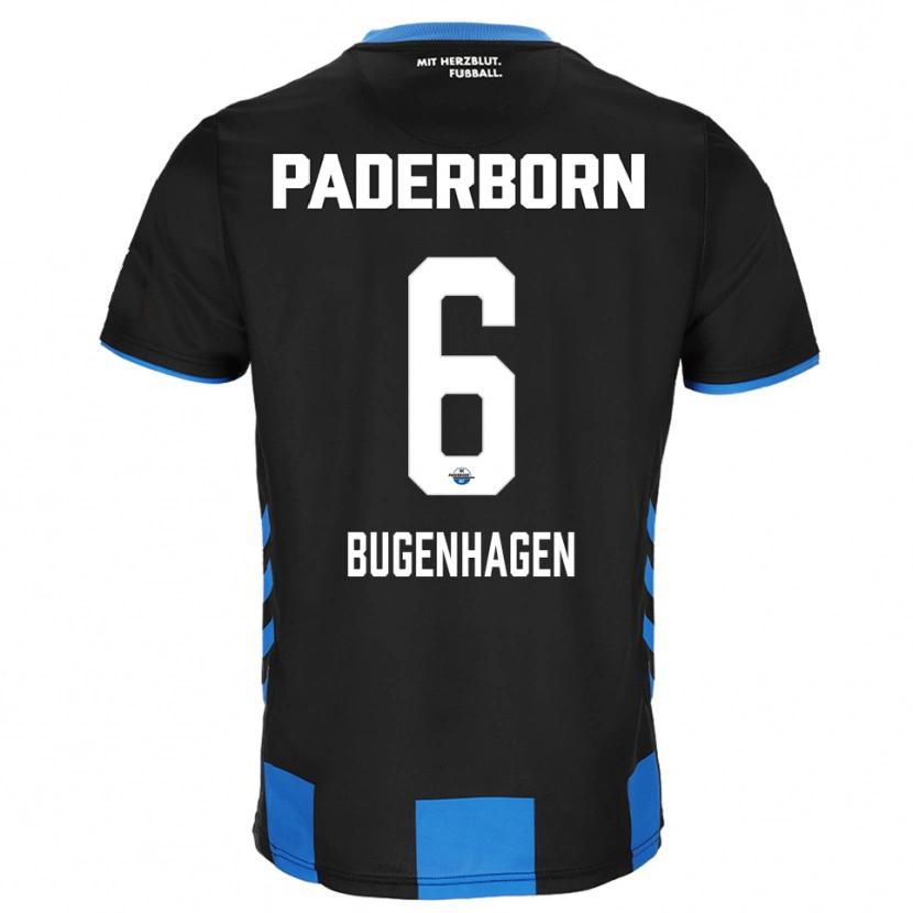 Danxen Women Julius Bugenhagen #6 Black Blue Home Jersey 2025/26 T-Shirt