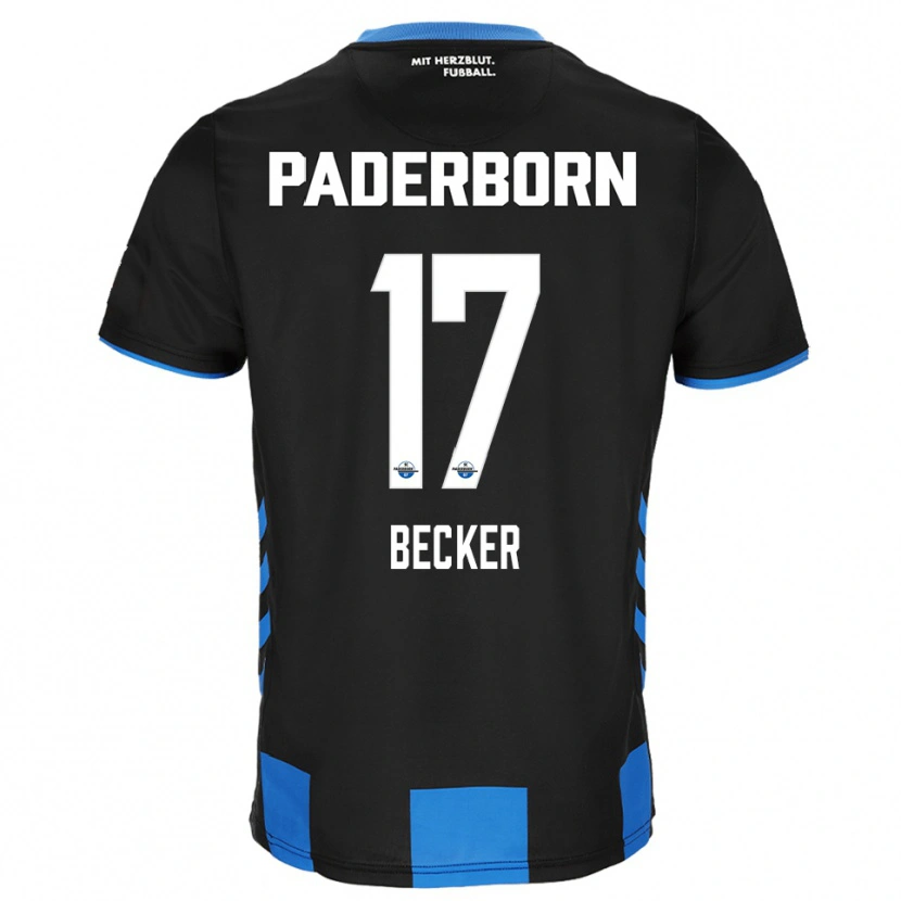Danxen Women Marlon Becker #17 Black Blue Home Jersey 2025/26 T-Shirt