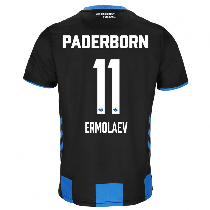 Danxen Women Georg Ermolaev #11 Black Blue Home Jersey 2025/26 T-Shirt