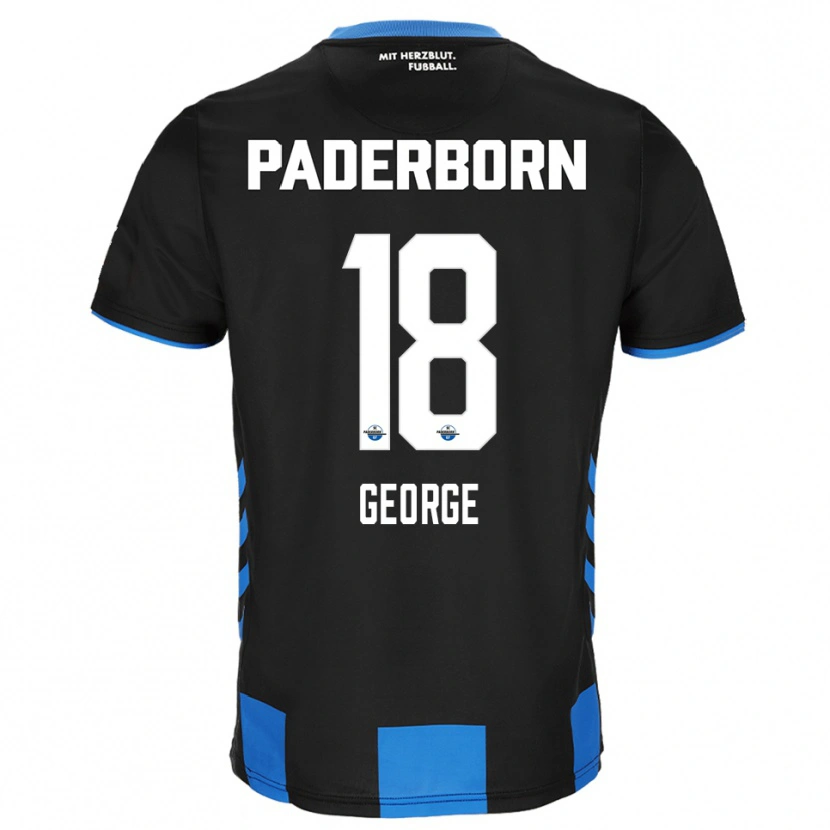 Danxen Women Kayonte Kaheim Karim George #18 Black Blue Home Jersey 2025/26 T-Shirt