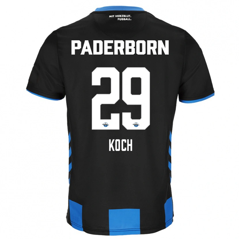 Danxen Women Henrik Koch #29 Black Blue Home Jersey 2025/26 T-Shirt