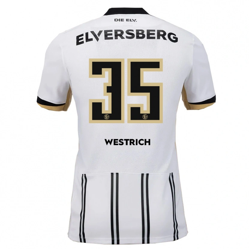 Danxen Women Louis Westrich #35 White Black Home Jersey 2025/26 T-Shirt