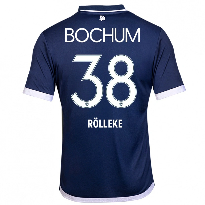 Danxen Women Hugo Rölleke #38 Navy White Home Jersey 2025/26 T-Shirt