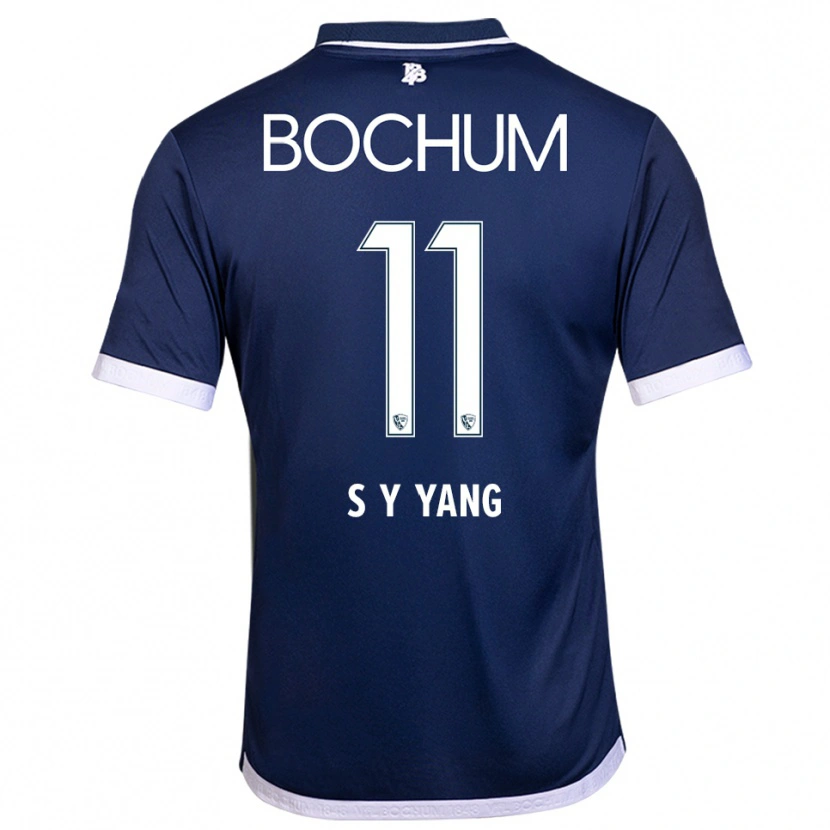Danxen Women Si-Yeong Yang #11 Navy White Home Jersey 2025/26 T-Shirt