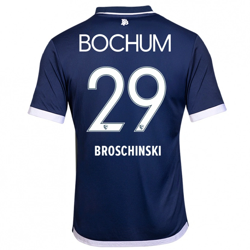 Danxen Women Moritz Broschinski #29 Navy White Home Jersey 2025/26 T-Shirt