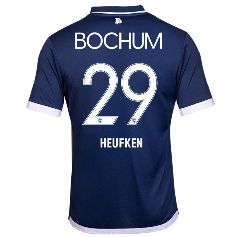 Danxen Women Jeremias Heufken #29 Navy White Home Jersey 2025/26 T-Shirt