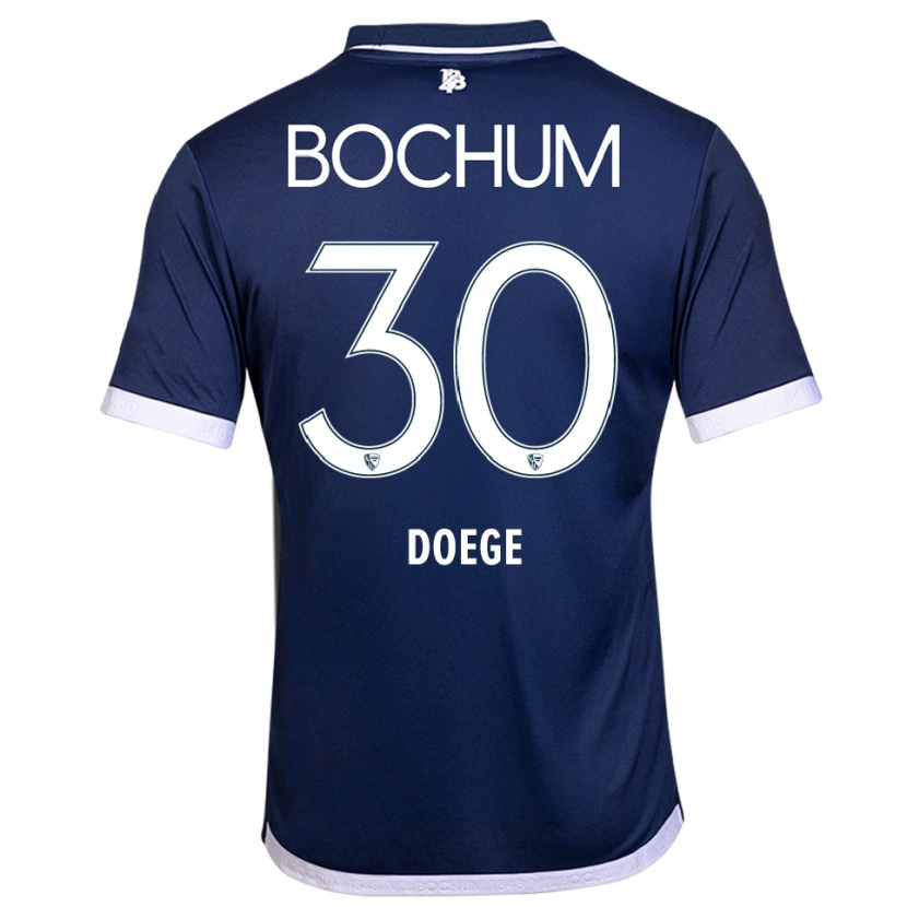 Danxen Women Leonie Doege #30 Navy White Home Jersey 2025/26 T-Shirt