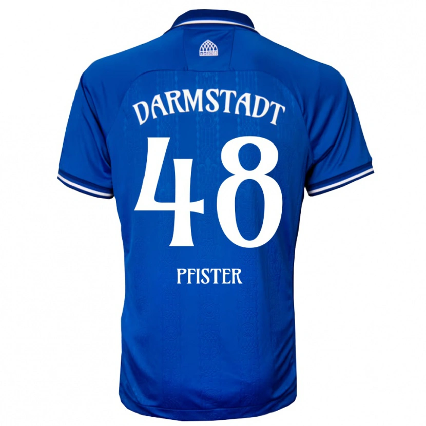 Danxen Women Max Pfister #48 Blue White Home Jersey 2025/26 T-Shirt
