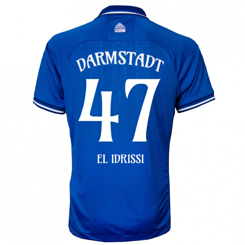 Danxen Women Othmane El Idrissi #47 Blue White Home Jersey 2025/26 T-Shirt