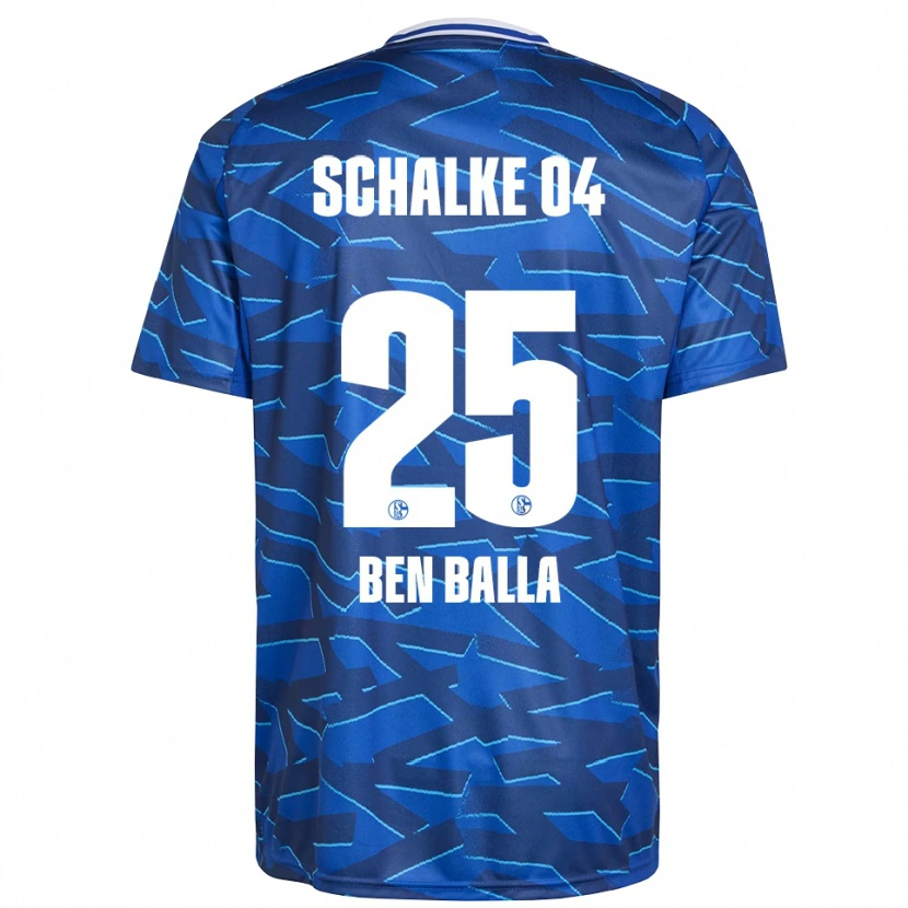 Danxen Women Yassin Ben Balla #25 Royal Blue White Home Jersey 2025/26 T-Shirt