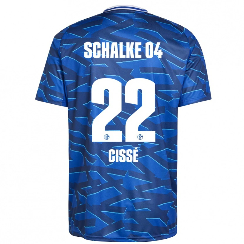 Danxen Women Ibrahima Cissé #22 Royal Blue White Home Jersey 2025/26 T-Shirt