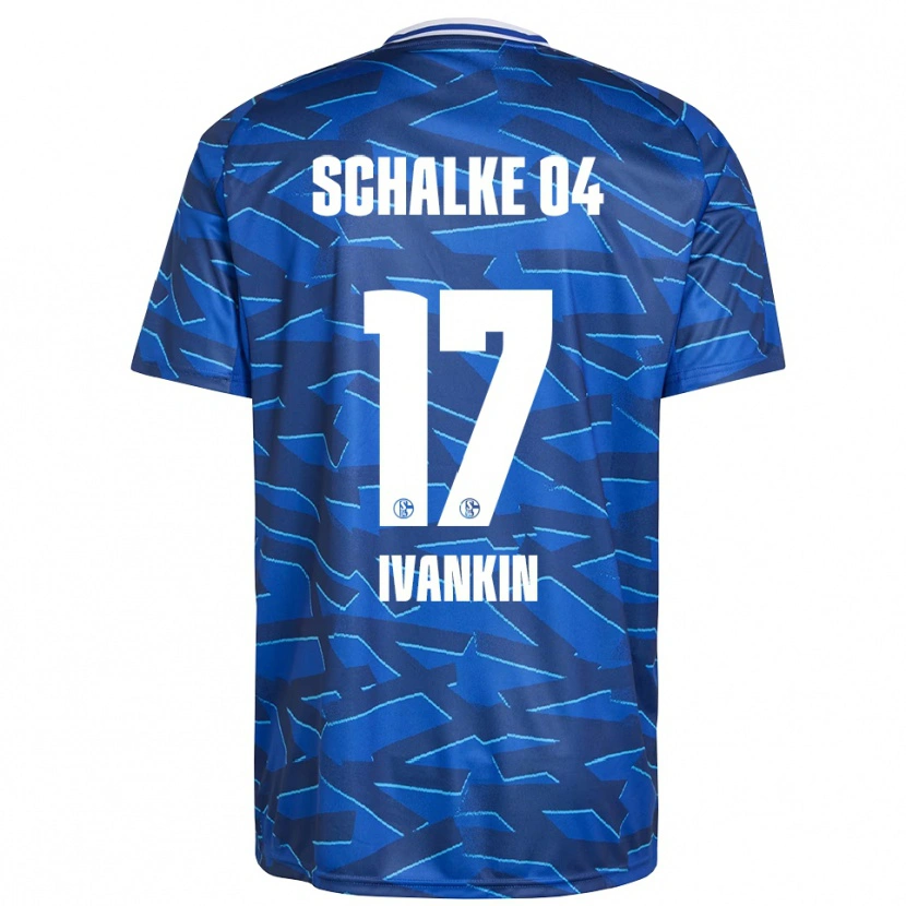Danxen Women Alexander Ivankin #17 Royal Blue White Home Jersey 2025/26 T-Shirt