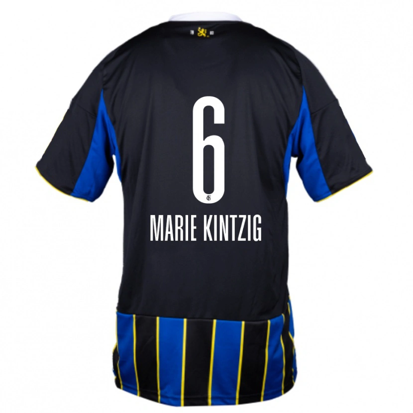 Danxen Women Lilly Marie Kintzig #6 Blue Black Yellow Home Jersey 2025/26 T-Shirt