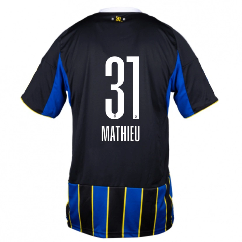 Danxen Women Sammy Mathieu #31 Blue Black Yellow Home Jersey 2025/26 T-Shirt
