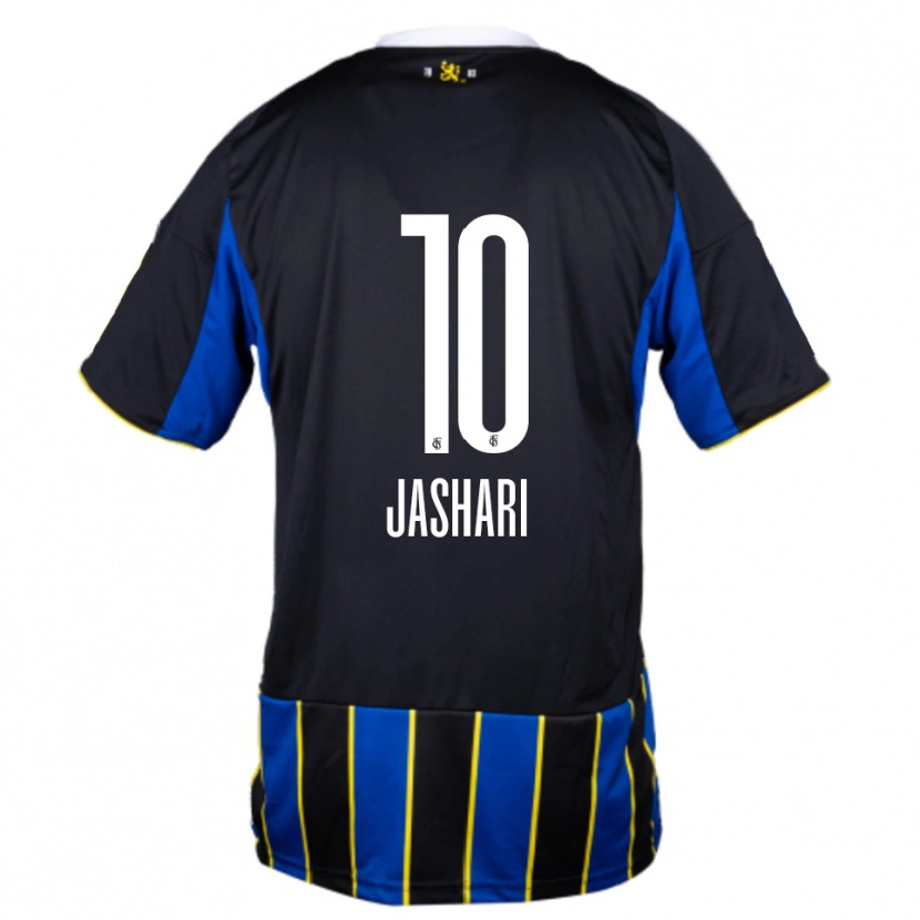 Danxen Women Ram Jashari #10 Blue Black Yellow Home Jersey 2025/26 T-Shirt