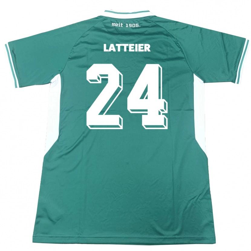 Danxen Women Tim Latteier #24 Green White Home Jersey 2025/26 T-Shirt