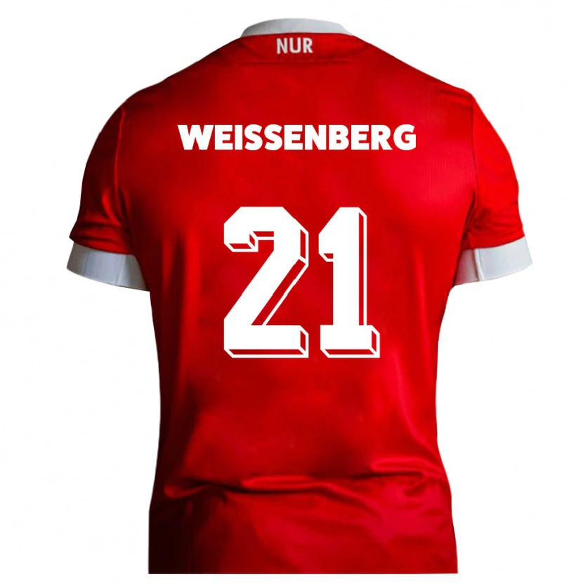 Danxen Women Shawn Weißenberg #21 Red White Home Jersey 2025/26 T-Shirt
