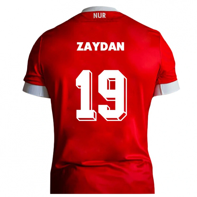 Danxen Women Jannis Zaydan #19 Red White Home Jersey 2025/26 T-Shirt