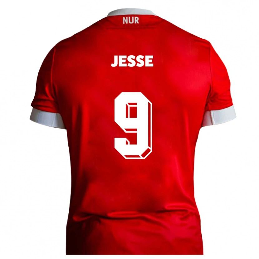 Danxen Women Lennard Jesse #9 Red White Home Jersey 2025/26 T-Shirt