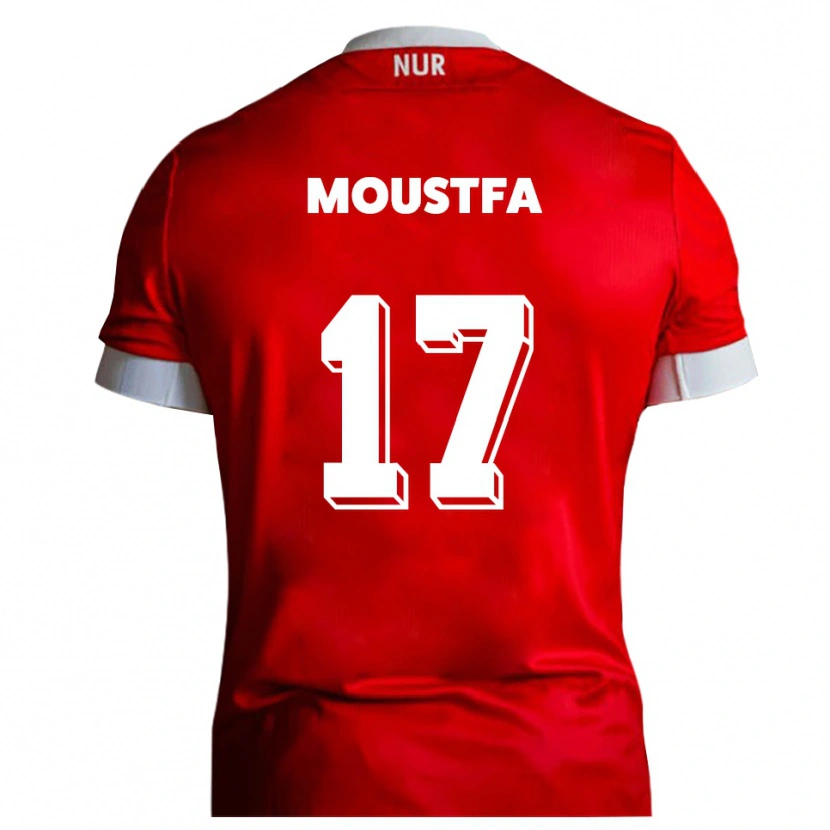 Danxen Women Can Moustfa #17 Red White Home Jersey 2025/26 T-Shirt