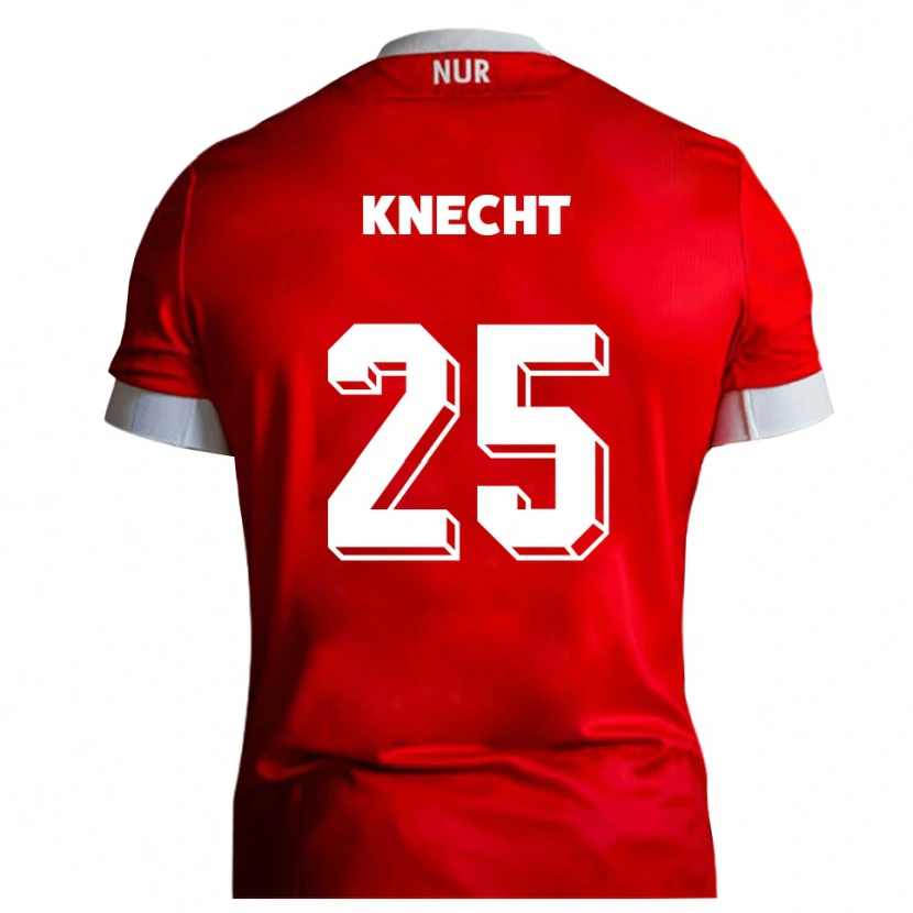 Danxen Women Silas Knecht #25 Red White Home Jersey 2025/26 T-Shirt