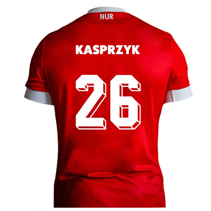 Danxen Women Nicolas Kasprzyk #26 Red White Home Jersey 2025/26 T-Shirt