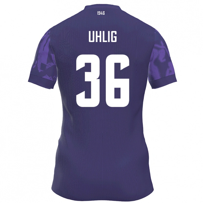 Danxen Women Max Uhlig #36 Purple White Home Jersey 2025/26 T-Shirt