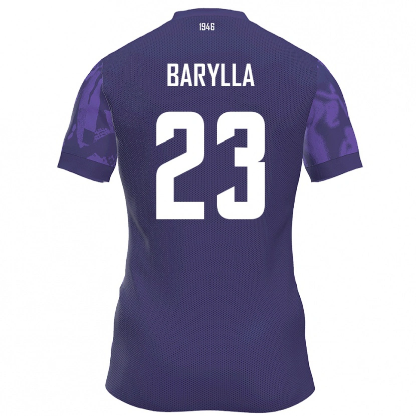 Danxen Women Anthony Barylla #23 Purple White Home Jersey 2025/26 T-Shirt