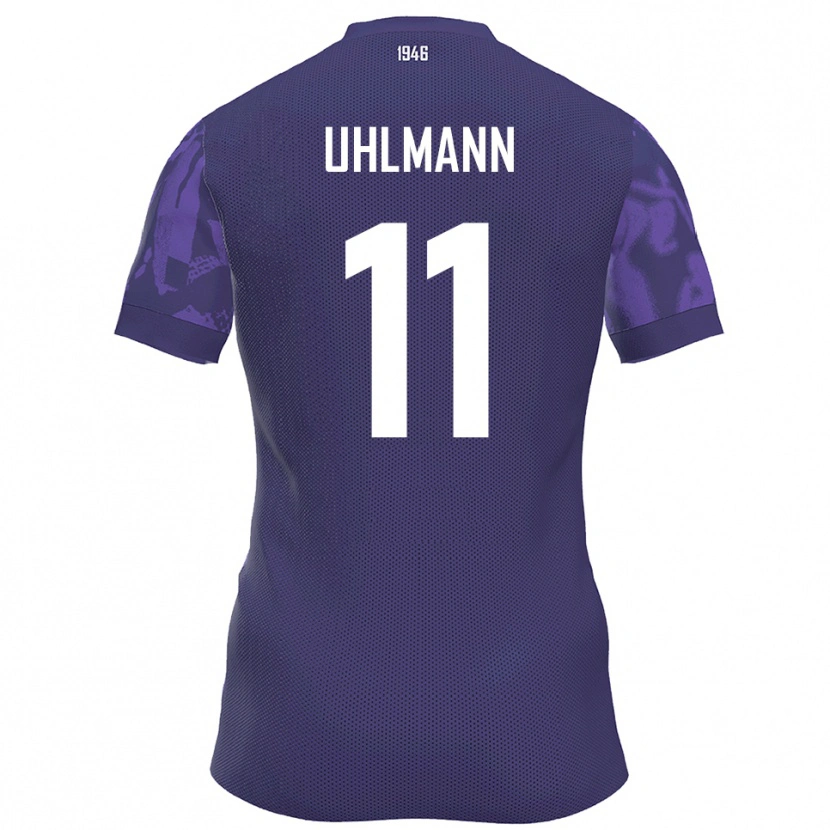 Danxen Women Eric Uhlmann #11 Purple White Home Jersey 2025/26 T-Shirt
