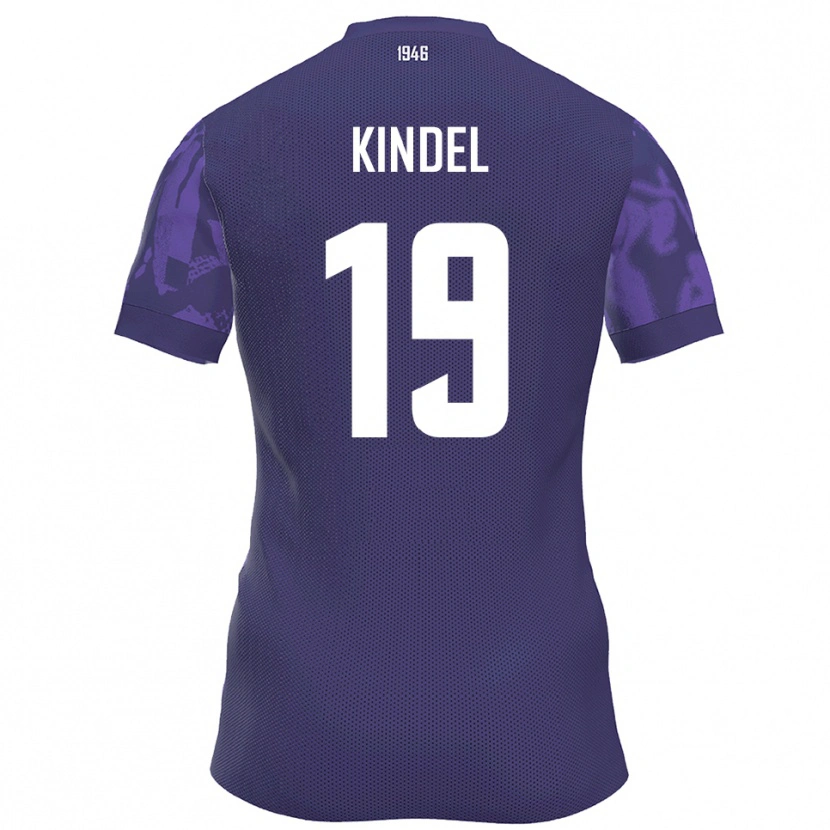 Danxen Women Maxim Kindel #19 Purple White Home Jersey 2025/26 T-Shirt