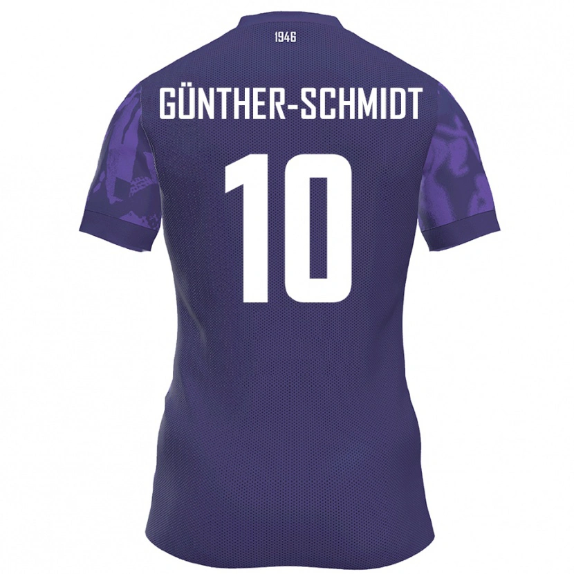 Danxen Women Julian Günther-Schmidt #10 Purple White Home Jersey 2025/26 T-Shirt