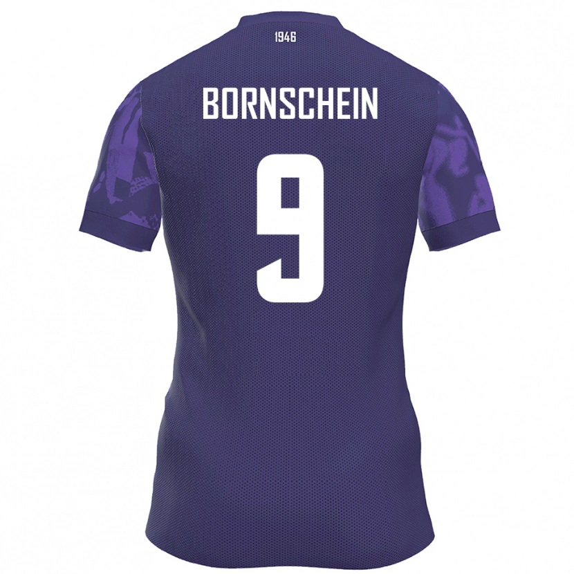 Danxen Women Ricky Bornschein #9 Purple White Home Jersey 2025/26 T-Shirt