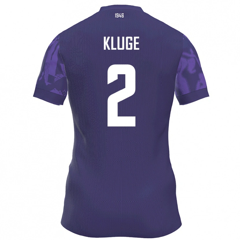 Danxen Women Maximilian Kluge #2 Purple White Home Jersey 2025/26 T-Shirt