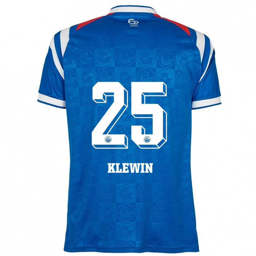 Danxen Women Philipp Klewin #25 Blue White Red Home Jersey 2025/26 T-Shirt